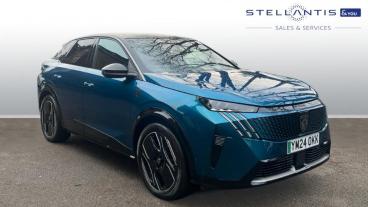 SPOTICAR Peugeot E-3008 73kwh Gt Auto 5dr Used Car - Suv Electric Blue - Stockport - 1200570040_1