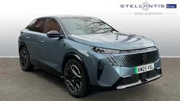 SPOTICAR Peugeot E-3008 73kwh Gt Auto 5dr Used Car - Suv Electric Blue - Stockport - 1200570604_1