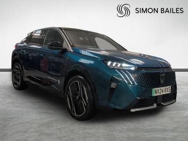 SPOTICAR Peugeot E-3008 73kwh Gt Auto 5dr Used Car - Suv Electric Blue - Northallerton - 1200577674_1