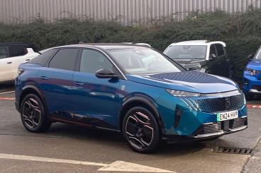 SPOTICAR Peugeot E-3008 73kwh Gt Auto 5dr Used Car - Suv Electric Blue - Exeter - 1200577745_1