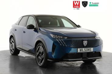 SPOTICAR Peugeot E-3008 73kwh Gt Auto 5dr Used Car - Suv Electric Blue - Epsom - 1200579995_1