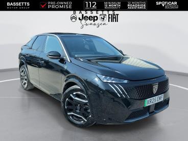 SPOTICAR Peugeot E-3008 73kwh Gt Auto 5dr Used Car - Suv Electric Black - Swansea - 1200596037_1