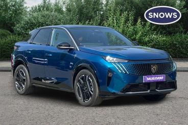 SPOTICAR Peugeot E-3008 73kwh Gt Auto 5dr Used Car - Suv Electric Blue - Southampton - 1200605200_1