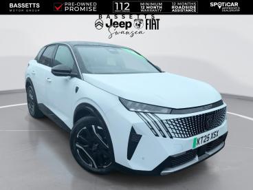 SPOTICAR Peugeot E-3008 73kwh Gt Auto 5dr Used Car - Suv Electric White - Swansea - 1200607867_1