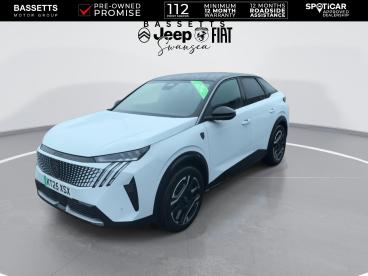 SPOTICAR Peugeot E-3008 73kwh Gt Auto 5dr Used Car - Suv Electric White - Swansea - 1200607867_4