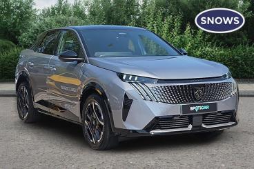 SPOTICAR Peugeot E-3008 73kwh Gt Auto 5dr Used Car - Suv Electric Grey - Basingstoke - 1200617406_1
