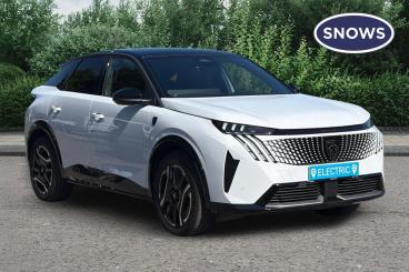 SPOTICAR Peugeot E-3008 73kwh Gt Auto 5dr (11kw Charger) Used Car - Suv Electric White - Portsmouth - 1200626951_1