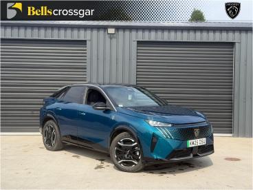 SPOTICAR Peugeot E-3008 73kwh Gt Auto 5dr (11kw Charger) Used Car - Suv Electric Blue - Downpatrick - 1200629752_1