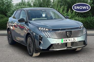 SPOTICAR Peugeot E-3008 73kwh Gt Auto 5dr (11kw Charger) Used Car - Suv Electric Blue - Portsmouth - 1200633128_1