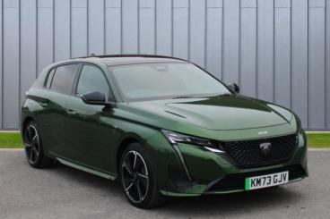 SPOTICAR Peugeot 308 E-308 54kwh Gt Auto 5dr Used Car - Saloon Electric Green - Yeovil - 1200522105_1