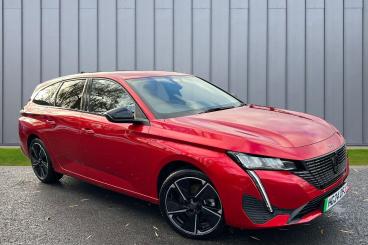 SPOTICAR Peugeot 308 E-308 54kwh Allure Auto 5dr Used Car - Estate Electric Red - Taunton - 1200563527_1