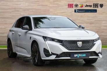 SPOTICAR Peugeot 308 E-308 54kwh Gt Auto 5dr Used Car - Saloon Electric White - Hinckley - 1200568694_1