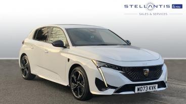 SPOTICAR Peugeot 308 E-308 54kwh First Edition Auto 5dr Used Car - Saloon Electric White - Nottingham - 1200568955_1