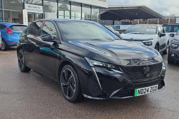 SPOTICAR Peugeot 308 E-308 54kwh Gt Auto 5dr Used Car - Saloon Electric Black - Torquay - 1200570787_1