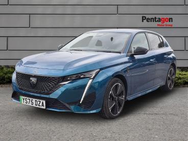 SPOTICAR Peugeot 308 E-308 54kwh Gt Auto 5dr Used Car - Saloon Electric Blue - Barnsley - 1200631533_3