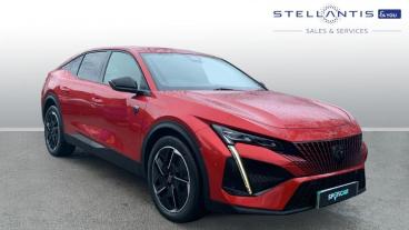 SPOTICAR Peugeot E-408 58kwh Gt Fastback Auto 5dr Used Car - Saloon Electric Red - Nottingham - 1200574327_1