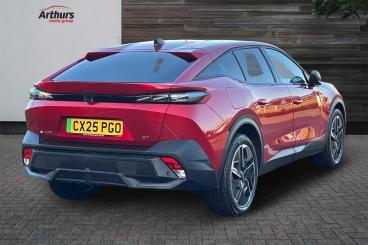 SPOTICAR Peugeot E-408 58kwh Gt Fastback Auto 5dr Used Car - Saloon Electric Red - Wrexham - 1200576693_3
