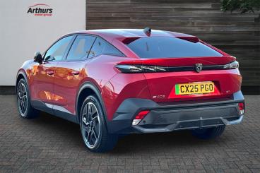 SPOTICAR Peugeot E-408 58kwh Gt Fastback Auto 5dr Used Car - Saloon Electric Red - Wrexham - 1200576693_5