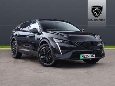 SPOTICAR Peugeot E-408 58kwh Gt Fastback Auto 5dr Used Car - Saloon Electric Black - Rochdale - 1200580899_1