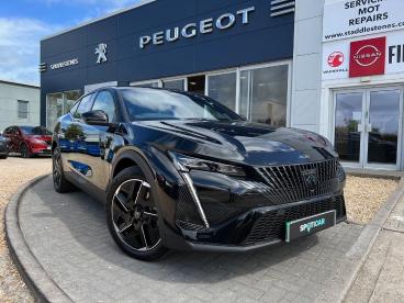 SPOTICAR Peugeot E-408 58kwh Gt Fastback Auto 5dr Used Car - Saloon Electric Black - Ryde - 1200586893_1