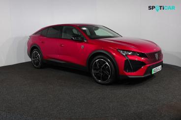 SPOTICAR Peugeot E-408 58kwh Gt Fastback Auto 5dr Used Car - Saloon Electric Red - Uk - 1200587533_1