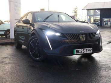 SPOTICAR Peugeot E-408 58kwh Gt Fastback Auto 5dr Used Car - Saloon Electric Black - Walsall - 1200588991_1