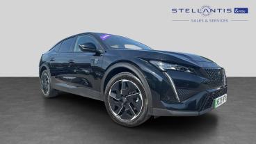 SPOTICAR Peugeot E-408 58kwh Gt Fastback Auto 5dr Used Car - Saloon Electric Black - Salford - 1200599532_1