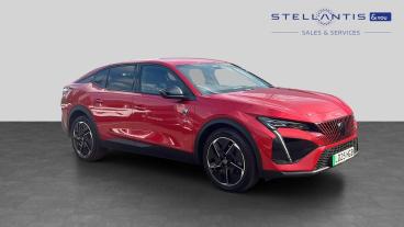SPOTICAR Peugeot E-408 58kwh Gt Fastback Auto 5dr Used Car - Saloon Electric Red - Wimbledon - 1200601053_1