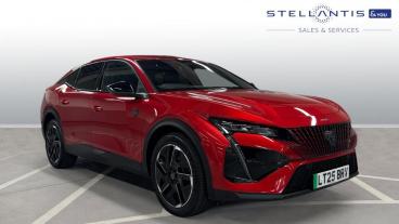 SPOTICAR Peugeot E-408 58kwh Gt Fastback Auto 5dr Used Car - Saloon Electric Red - West London - 1200601899_1