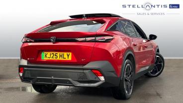 SPOTICAR Peugeot E-408 58kwh Gt Fastback Auto 5dr Used Car - Saloon Electric Red - Salford - 1200603638_4