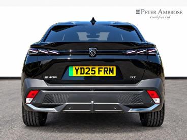 SPOTICAR Peugeot E-408 58kwh Gt Fastback Auto 5dr Used Car - Saloon Electric Black - Castleford - 1200604712_4
