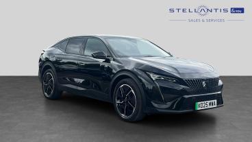 SPOTICAR Peugeot E-408 58kwh Gt Fastback Auto 5dr Used Car - Saloon Electric Black - Stockport - 1200607678_1