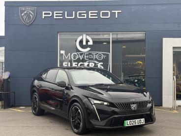 SPOTICAR Peugeot E-408 58kwh Gt Fastback Auto 5dr Used Car - Saloon Electric Black - Watford - 1200619550_4