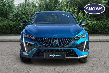 SPOTICAR Peugeot E-408 58kwh Gt Fastback Auto 5dr Used Car - Saloon Electric Blue - Romsey - 1200624796_2