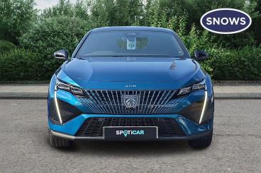 SPOTICAR Peugeot E-408 58kwh Gt Fastback Auto 5dr Used Car - Saloon Electric Blue - Basingstoke - 1200626385_2