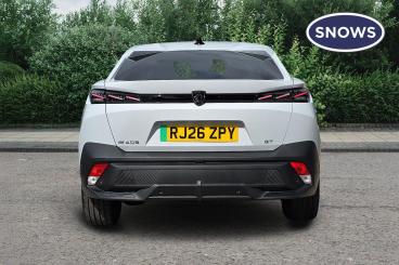 SPOTICAR Peugeot E-408 58kwh Gt Fastback Auto 5dr Used Car - Saloon Electric White - Basingstoke - 1200633345_4