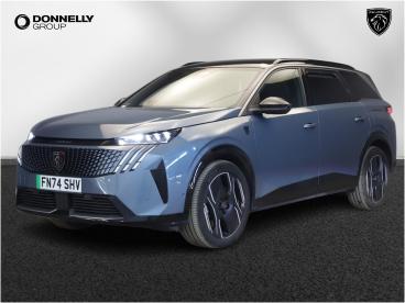 SPOTICAR Peugeot 5008 E-5008 73kwh Gt Auto 5dr Used Car - Mpv Electric Blue - Eglinton - 1200610084_1