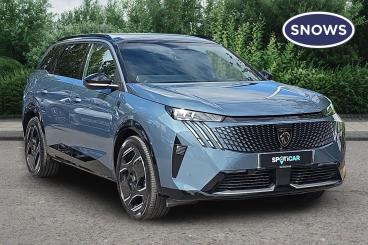 SPOTICAR Peugeot 5008 E-5008 73kwh Gt Auto 5dr Used Car - Mpv Electric Blue - Basingstoke - 1200623327_1