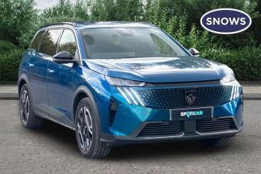 SPOTICAR Peugeot 5008 E-5008 73kwh Allure Auto 5dr (11kw Charger) Used Car - Mpv Electric Blue - Newbury - 1200630197_1