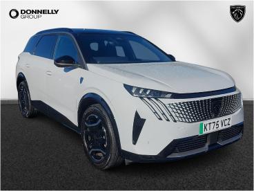SPOTICAR Peugeot 5008 E-5008 73kwh Gt Auto 5dr (11kw Charger) Used Car - Mpv Electric White - Enniskillen - 1200639693_1