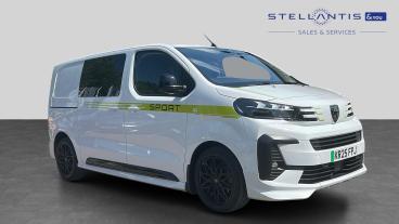 SPOTICAR Peugeot Expert E-expert 75kwh Sport Standard Crew Van Auto Mwb 6dr (7.4kw Used Car - Commercial Vehicle Electric White - Leicester - 1200604651_1