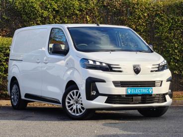 SPOTICAR Peugeot Expert E-expert 75kwh Asphalt Standard Panel Van Auto Mwb 6dr (11k Used Car - Commercial Vehicle Electric White - Worcester - 1200641171_1