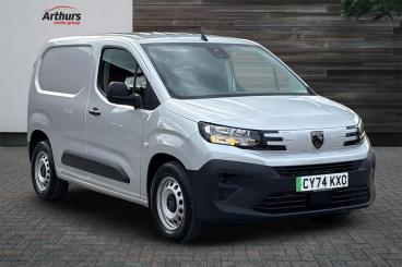 SPOTICAR Peugeot Partner E-partner 800 52kwh Professional Standard Panel Van Auto Swb Used Car - Commercial Vehicle Electric Silver - Wrexham - 1200538823_1