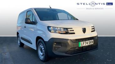 SPOTICAR Peugeot Partner E-partner 800 52kwh Professional Standard Panel Van Auto Swb Used Car - Commercial Vehicle Electric White - Walton On Thames - 1200560569_1