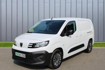 SPOTICAR Peugeot Partner E-partner 750 52kwh Asphalt Long Panel Van Auto Lwb 6dr (7.4 Used Car - Commercial Vehicle Electric White - Dorchester - 1200588707_3