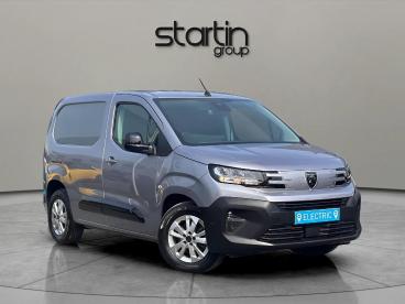 SPOTICAR Peugeot Partner E-partner 800 52kwh Asphalt Standard Panel Van Auto Swb 5dr Used Car - Commercial Vehicle Electric Grey - Worcester - 1200601687_1