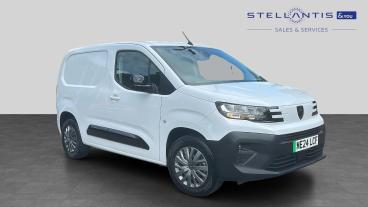 SPOTICAR Peugeot Partner E-partner 800 52kwh Asphalt Standard Panel Van Auto Swb 5dr Used Car - Commercial Vehicle Electric White - Leicester - 1200603773_1