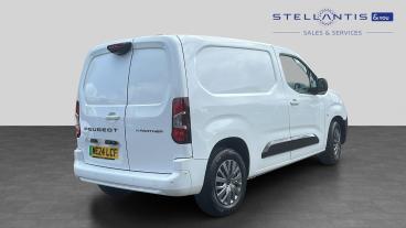 SPOTICAR Peugeot Partner E-partner 800 52kwh Asphalt Standard Panel Van Auto Swb 5dr Used Car - Commercial Vehicle Electric White - Leicester - 1200603773_3