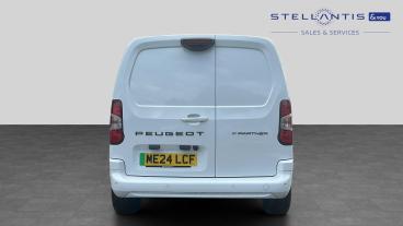 SPOTICAR Peugeot Partner E-partner 800 52kwh Asphalt Standard Panel Van Auto Swb 5dr Used Car - Commercial Vehicle Electric White - Leicester - 1200603773_4