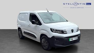 SPOTICAR Peugeot Partner E-partner 800 52kwh Asphalt Standard Panel Van Auto Swb 5dr Used Car - Commercial Vehicle Electric White - Sheffield - 1200618015_1